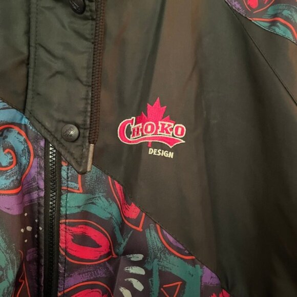 Vintage 90s Choko Heavy Duty Snowmobile Winter Coat Jacket Women's XXL Rare - Picture 4 of 12